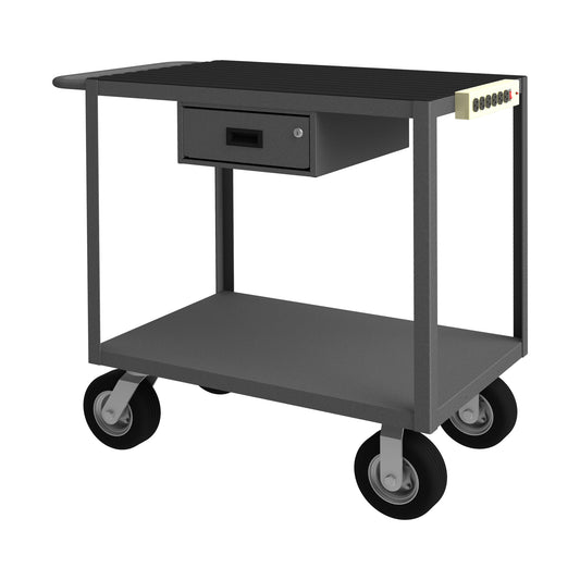 Instrument Cart, 2 Flush Shelves