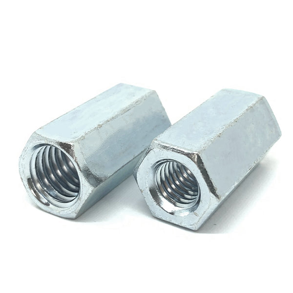 3/4"-10 to 5/8"-11 x 1-1/2" Grade A Reducer Coupling Nuts Zinc