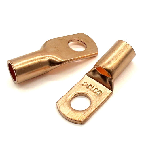 Copper Lug Terminal 6AWG, M6 (1/4") Hole, SC16-6