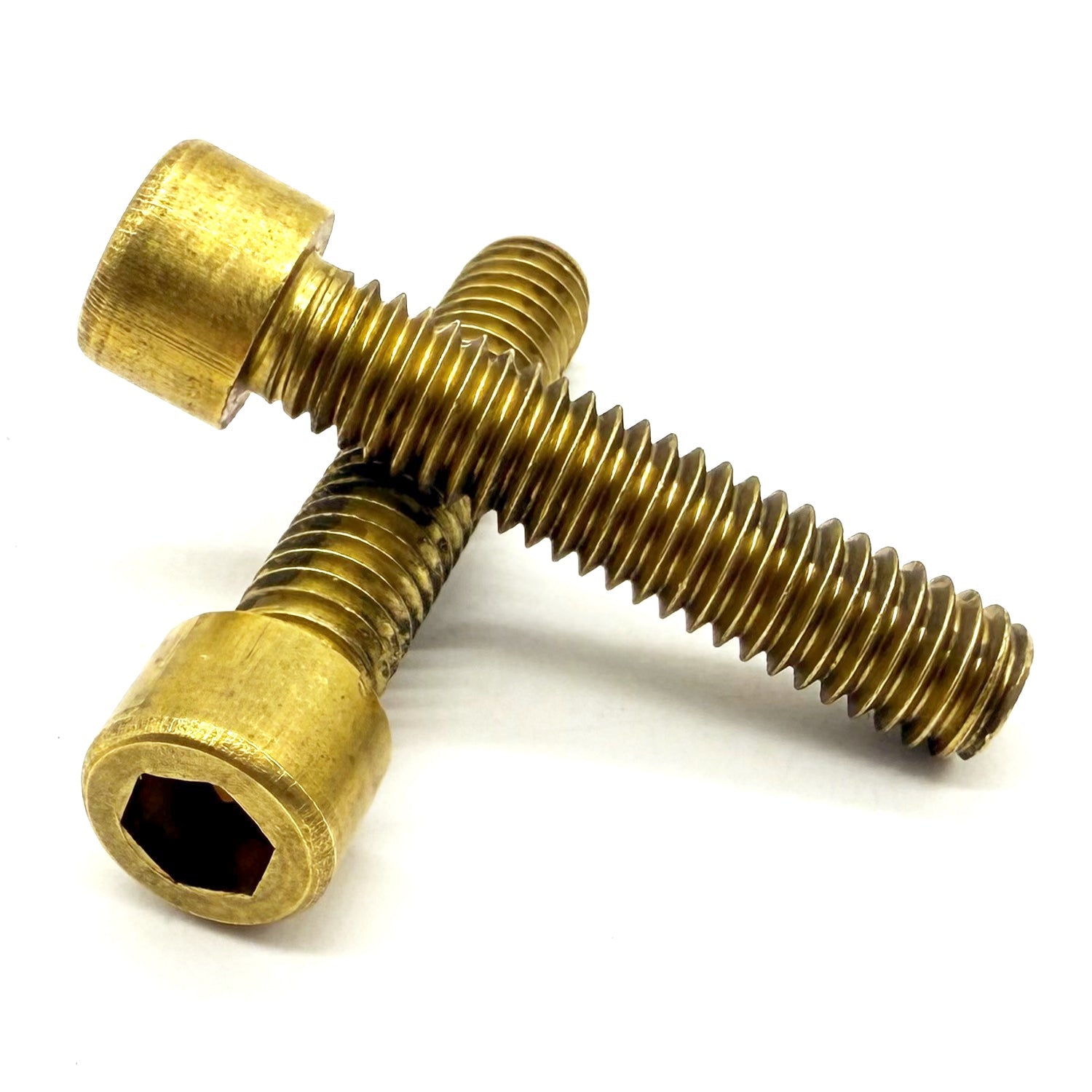 #10-24x1" Brass Socket Head Cap Screw
