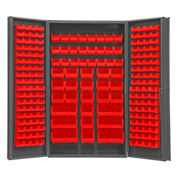 Cabinet, 192 Red Bins