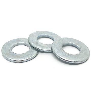 7/8" SAE Low Carbon Flat Washers Zinc