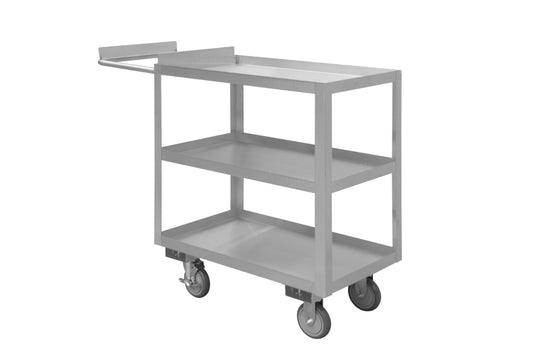Stainless Order Picking Cart, 3 Shelves