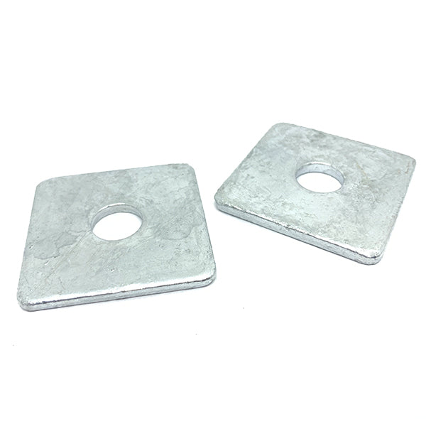 1/2 x 2 Steel Square Plate Washer Hot Dip Galvanized