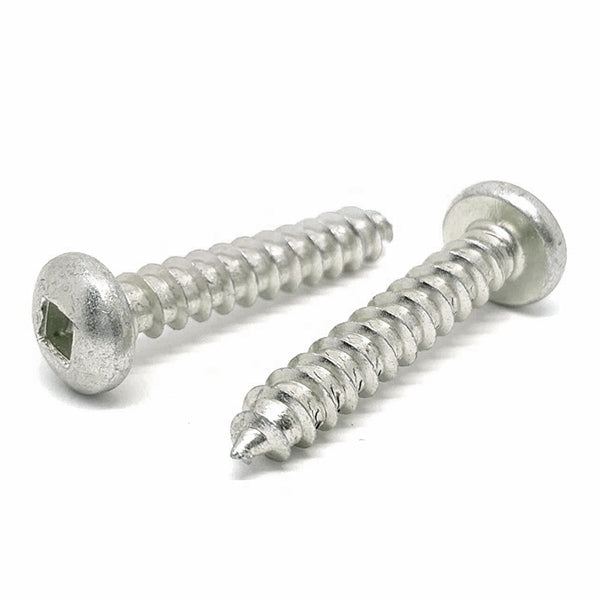 #14x1" Stainless Steel Square Pan Head Type A Self Tapping Screws