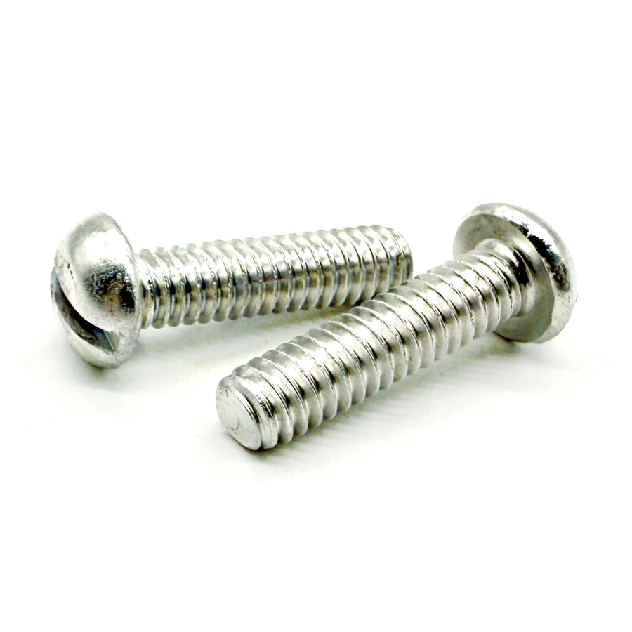 #8-32x1/4" Aluminum Slotted Round Head Machine Screw