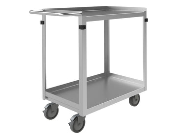 Stainless Steel Stock Cart, 2 Shelves