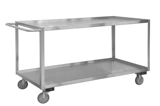 Stainless Steel Stock Cart, 2 Shelves