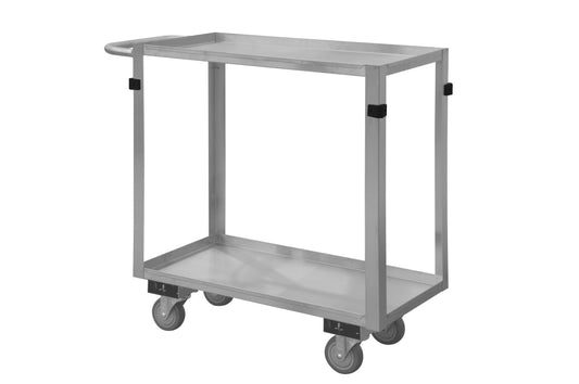 Stainless Steel Stock Cart, 2 Shelves