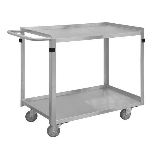 Stainless Steel Stock Cart, 2 Shelves