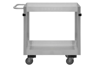 Stainless Steel Stock Cart, 2 Shelves