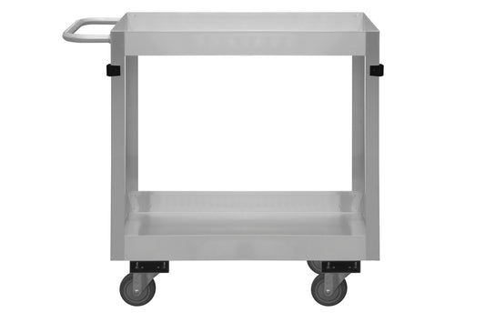 Stainless Steel Stock Cart, 2 Shelves