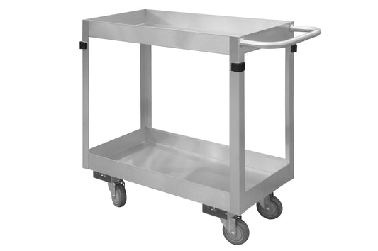 Stainless Steel Stock Cart, 2 Shelves