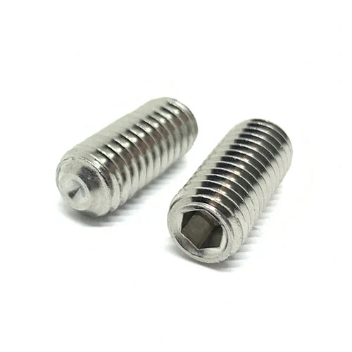 M5-0.8x8 Stainless Steel A2 Cup Point Allen Socket Set Screws