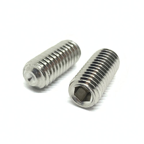#8-32x3/8" Stainless Steel Oval Point Allen Socket Set Screw