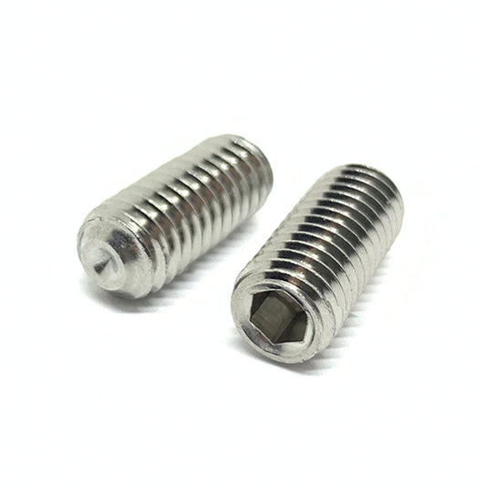 5/8-11x1-1/2" Stainless Steel Cup Point Allen Socket Set Screw