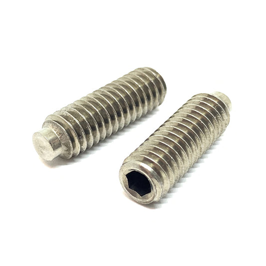 #10-24x1/2" Stainless Steel Half Dog Point Allen Socket Set Screw