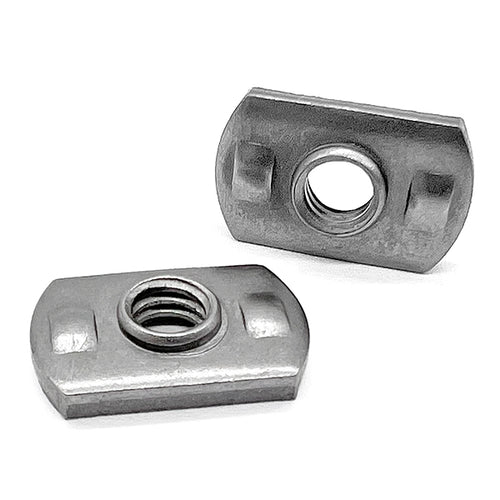 #10-24 Dual Rib Prong Spot Weld Nuts