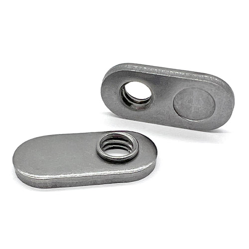 1/4"-20 Single Tab Spot Weld Nuts w/ Target