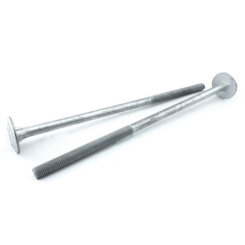1/2-13x12" Grade A Splined Timber Bolts Galvanized