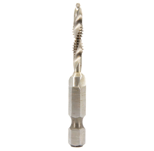 m6 X 1 Combined Drill Tap and Countersink with 1/4" Quick Change Hex Shank