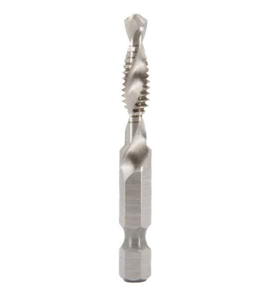 m10 X 1.5 Combined Drill Tap and Countersink with 1/4" Quick Change Hex Shank