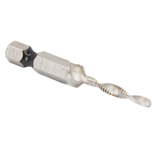 #6-32 UNC Combined Drill Tap and Countersink with 1/4" Quick Change Hex Shank