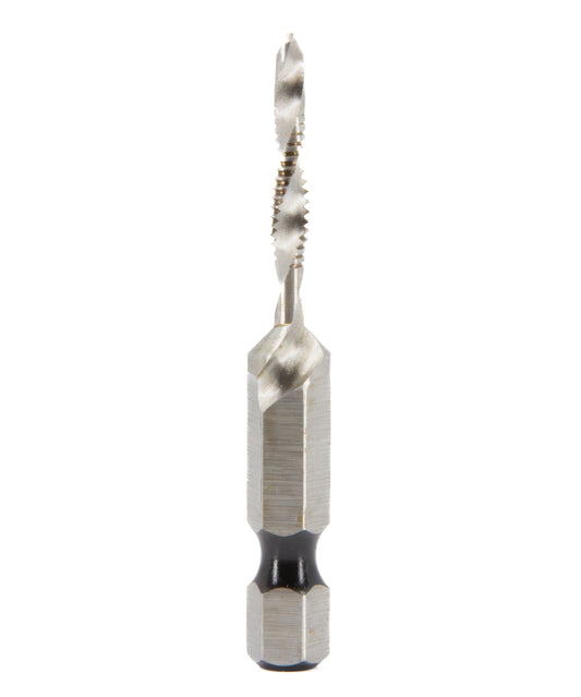 #6-32 UNC Combined Drill Tap and Countersink with 1/4" Quick Change Hex Shank