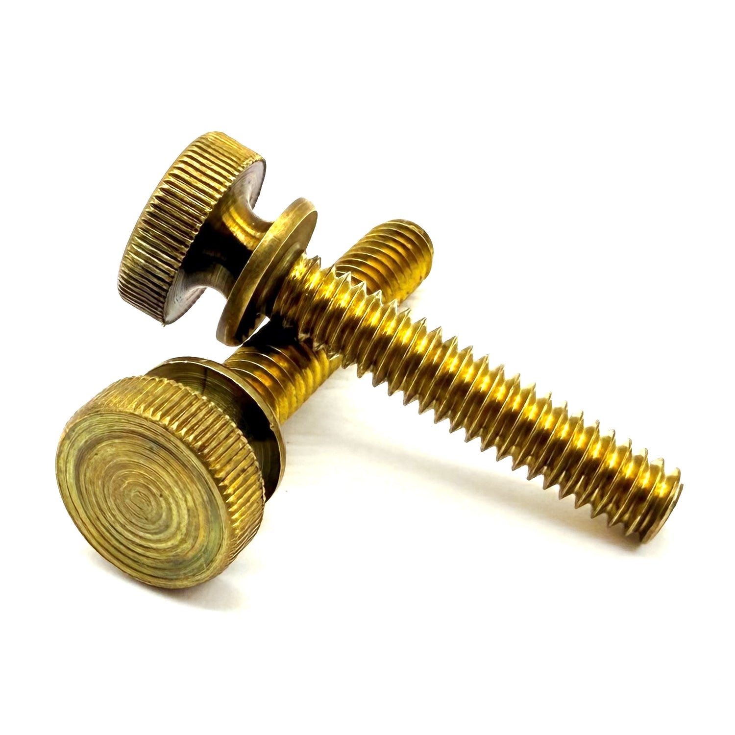 #10-24x1/2" Brass Thumb Screw