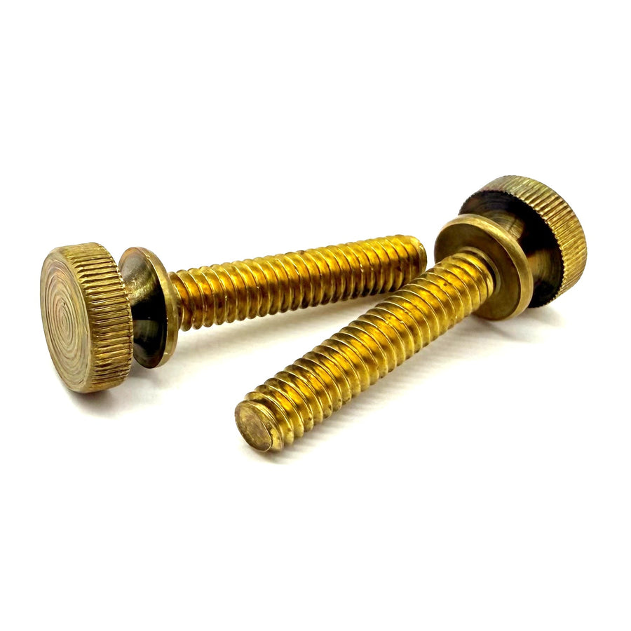 1/4"-20x1/2" Brass Thumb Screw