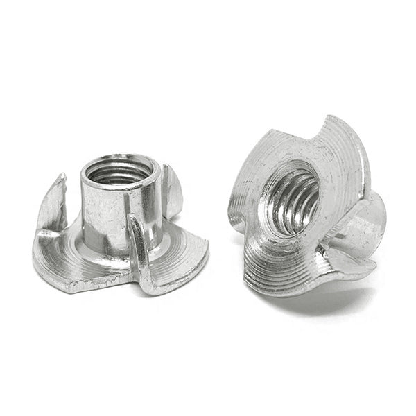 #10-24x5/16" 18-8 Stainless Steel 3 Prong T Nuts