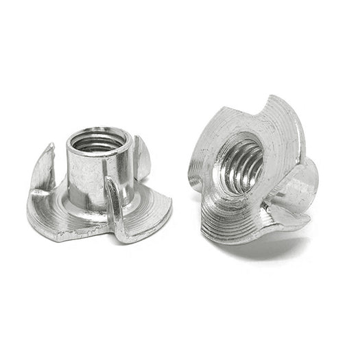 #10-32x5/16" 18-8 Stainless Steel 3 Prong T Nuts