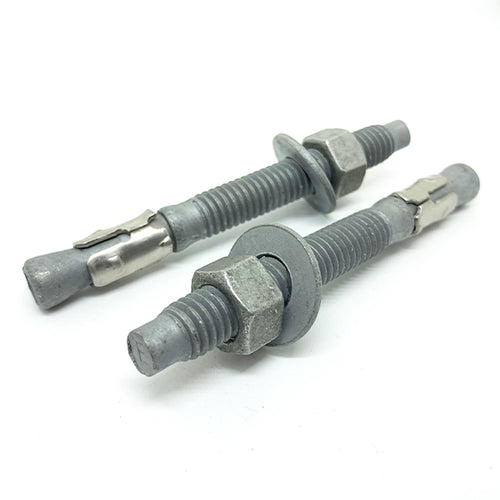 3/4-10x5-1/2" Wedge Anchor w/ Nut & Washer Galvanized Steel