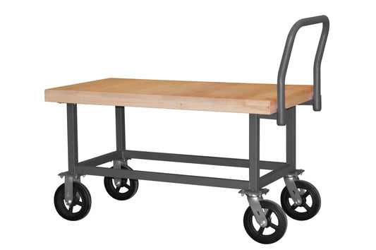 Platform Truck, 2 Shelves, 24 x 48