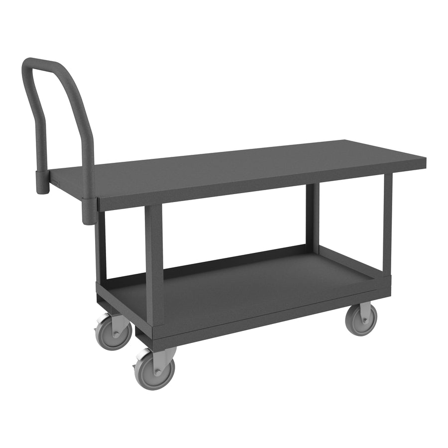 Platform Truck, 2 Shelves, 18 x 48