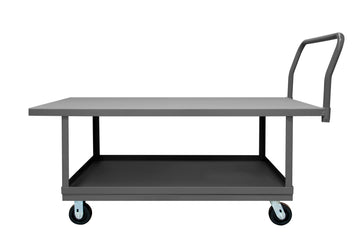 Platform Truck, 2 Shelves, 30 x 60