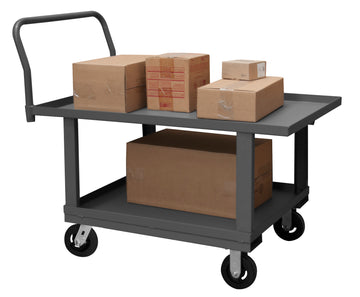 Platform Truck, 2 Shelves, 24 x 60