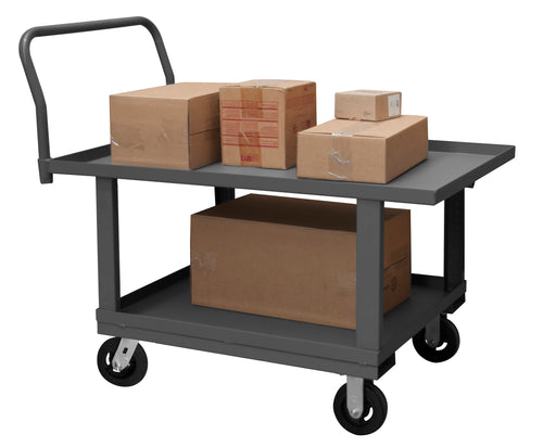 Platform Truck, 2 Shelves, 30 x 60