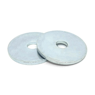 1/2"x2 Low Carbon 1/8" Extra Thick Fender Washers Zinc