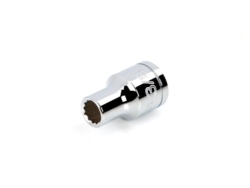 1/2 Inch Drive x 3/8 Inch Shallow 12-Point Socket