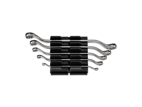 45-Degree Offset Box End Wrench Set with Modular Organizers, 5-Piece (1/4 - 13/16 in.)