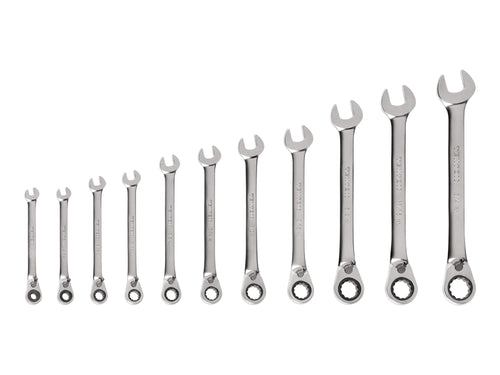 Reversible 12-Point Ratcheting Combination Wrench Set, 11-Piece (1/4-3/4 in.)