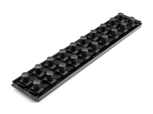 3/4 Inch Drive 2-Rail Socket Organizer Set, Black (20-Tool)