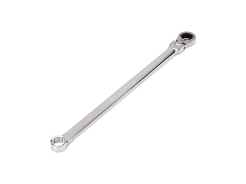 16 mm Long Fixed/Flex Head 12-Point Ratcheting Box End Wrench