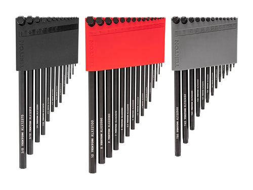 Flat End Hex and Star L-Key Set with Holders, 41-Piece (0.050-3/8 in., 1.3-10 mm, T6-T50)