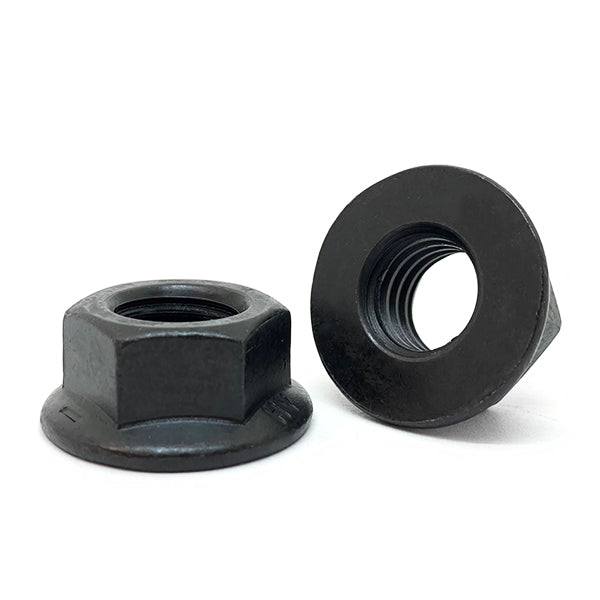 M14-2.0 Class 10 Hex Flange Nuts Phos & Oil