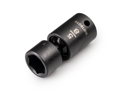 3/8 Inch Drive x 5/8 Inch Shallow 6-Point Universal Joint Impact Socket