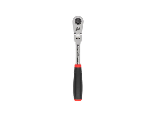 1/2 Inch Drive x 10-1/2 Inch Flex Head Quick-Release Comfort Grip Ratchet