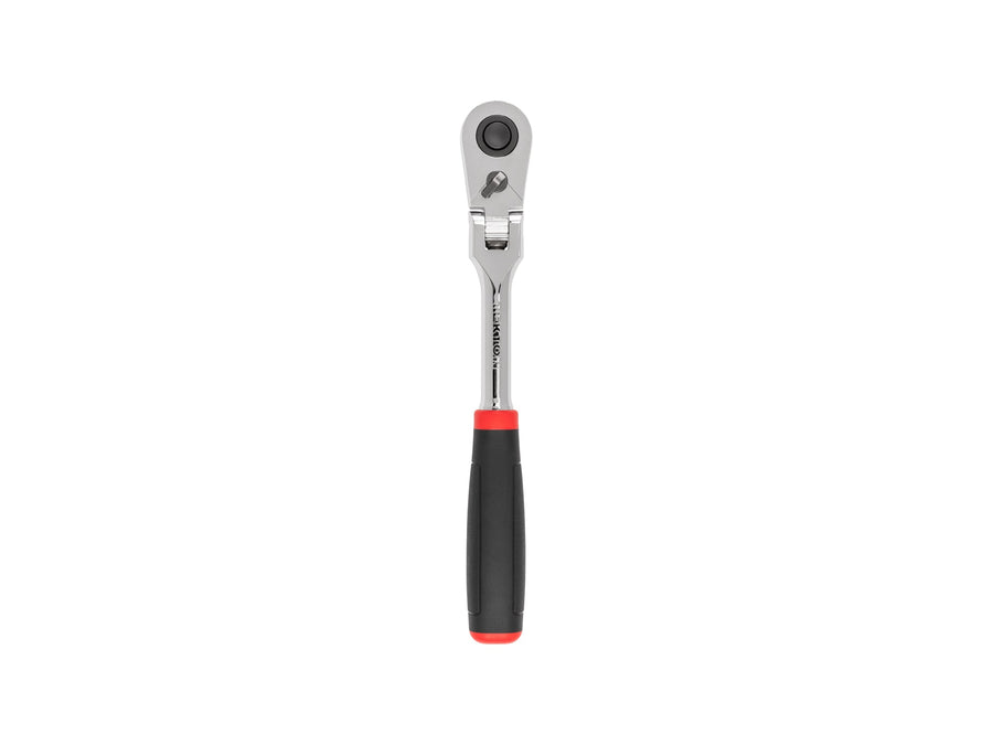 1/2 Inch Drive x 10-1/2 Inch Flex Head Quick-Release Comfort Grip Ratchet