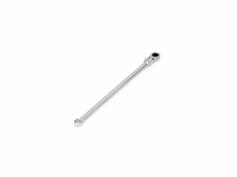5/16 Inch Long Fixed/Flex Head 12-Point Ratcheting Box End Wrench